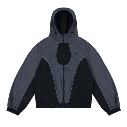TRACK JACKET (BLACK / GREY)