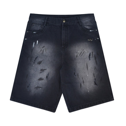 DIRT WASHED JORTS (BLACK)