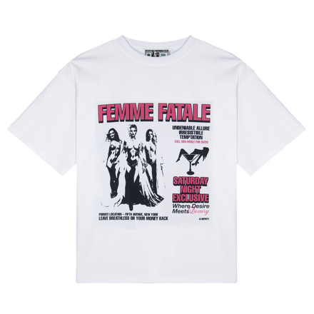 FEMME FATALE TEE(WHITE)