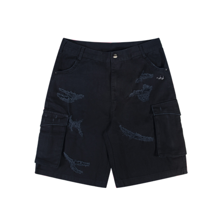 CARGO SHORTS (BLACK)