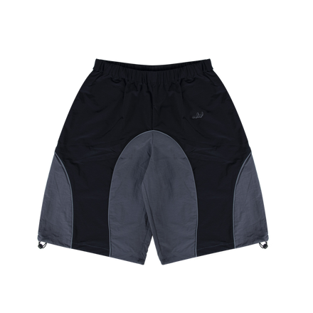TRACK SHORTS (BLACK / GREY)