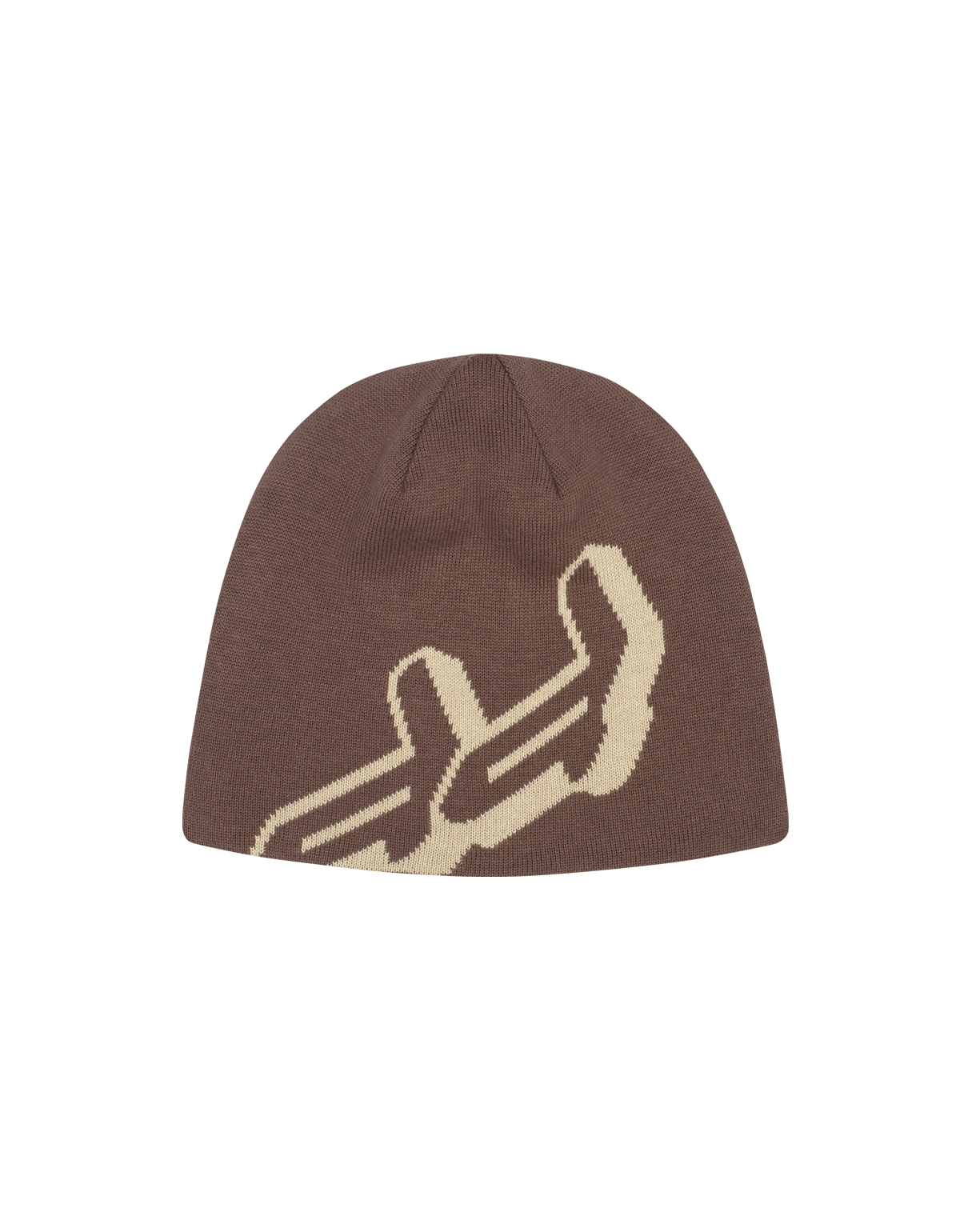 REVERSIBLE BEANIE (BROWN)