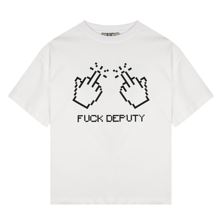 FUCK DEPUTY TEE (WHITE)
