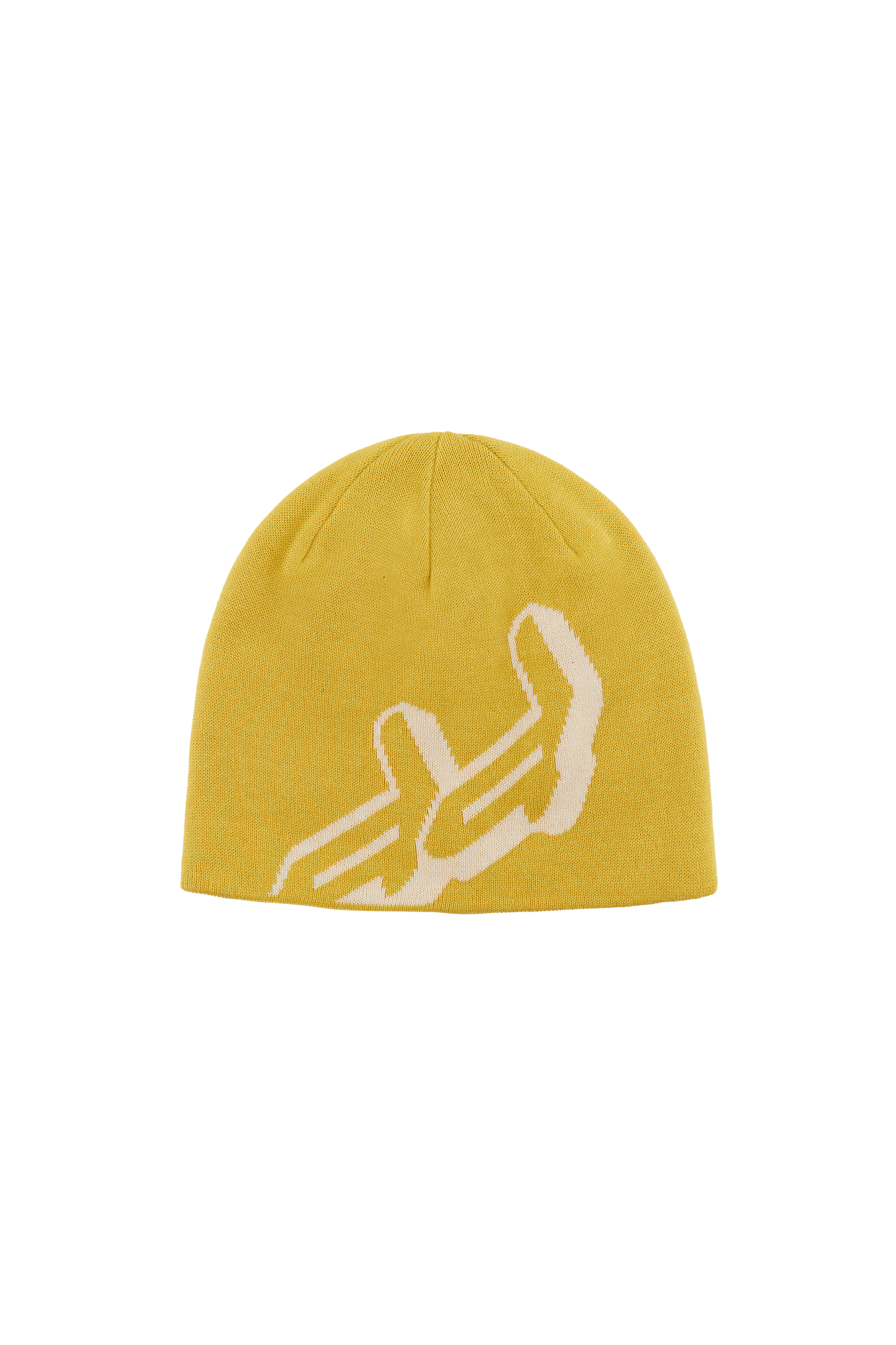 REVERSIBLE BEANIE (YELLOW/ CREAM)