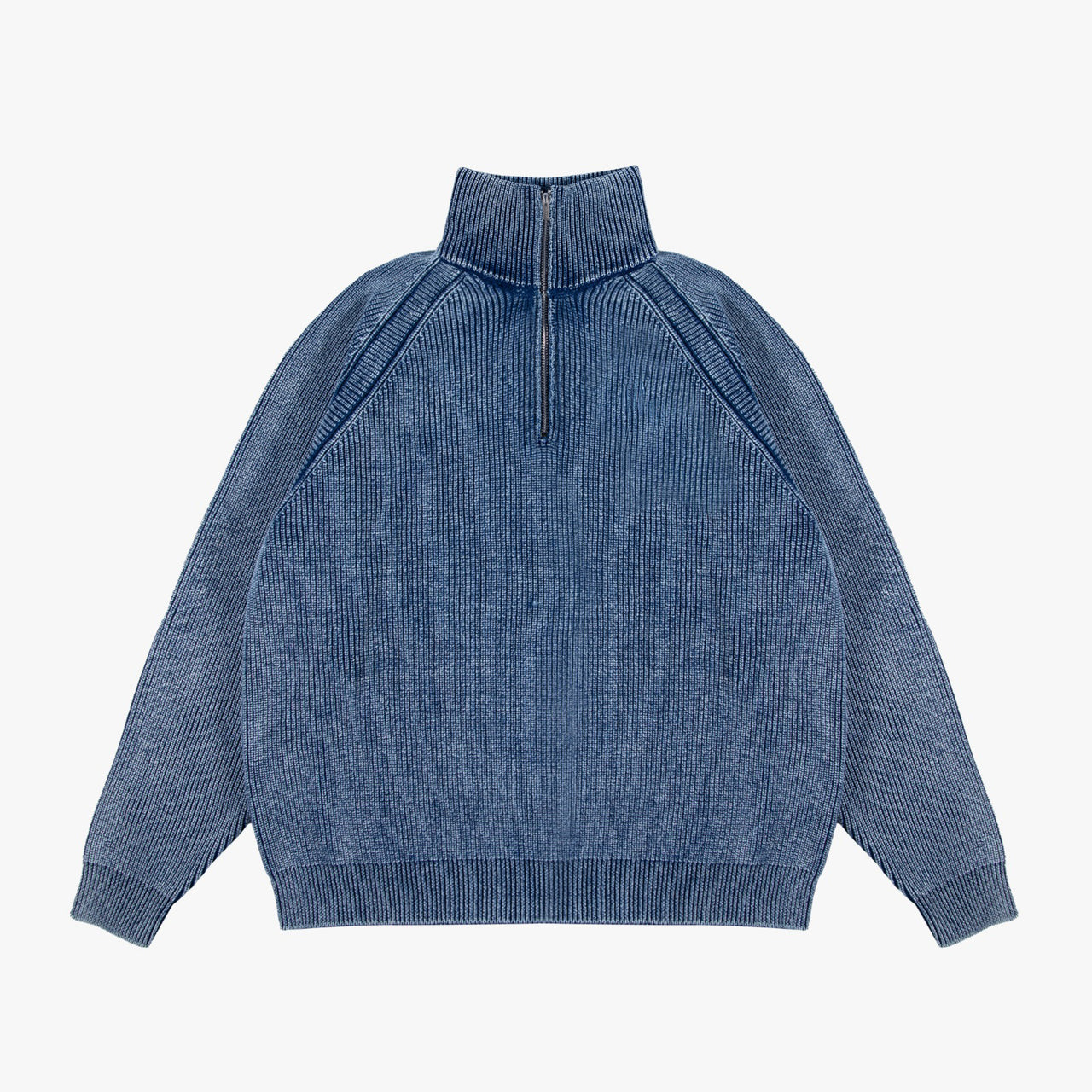 RIPPED HEAVY KNIT (BLUE)