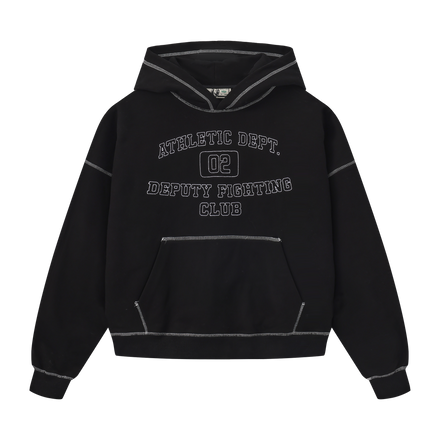 CONTRAST HOODIE (BLACK)