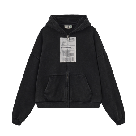 LABEL ZIP (BLACK)