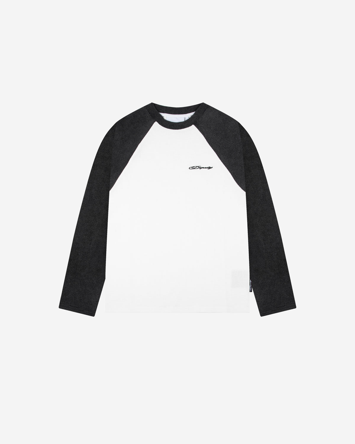 WAFFLE RAGLAN (BLACK)