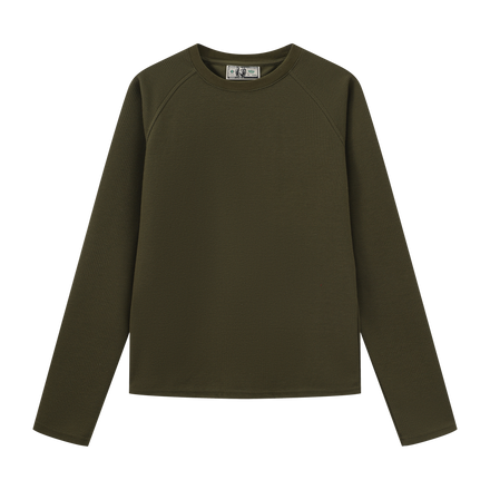 EVERYDAY WAFFLE LONGSLEEVE (MILITARY)