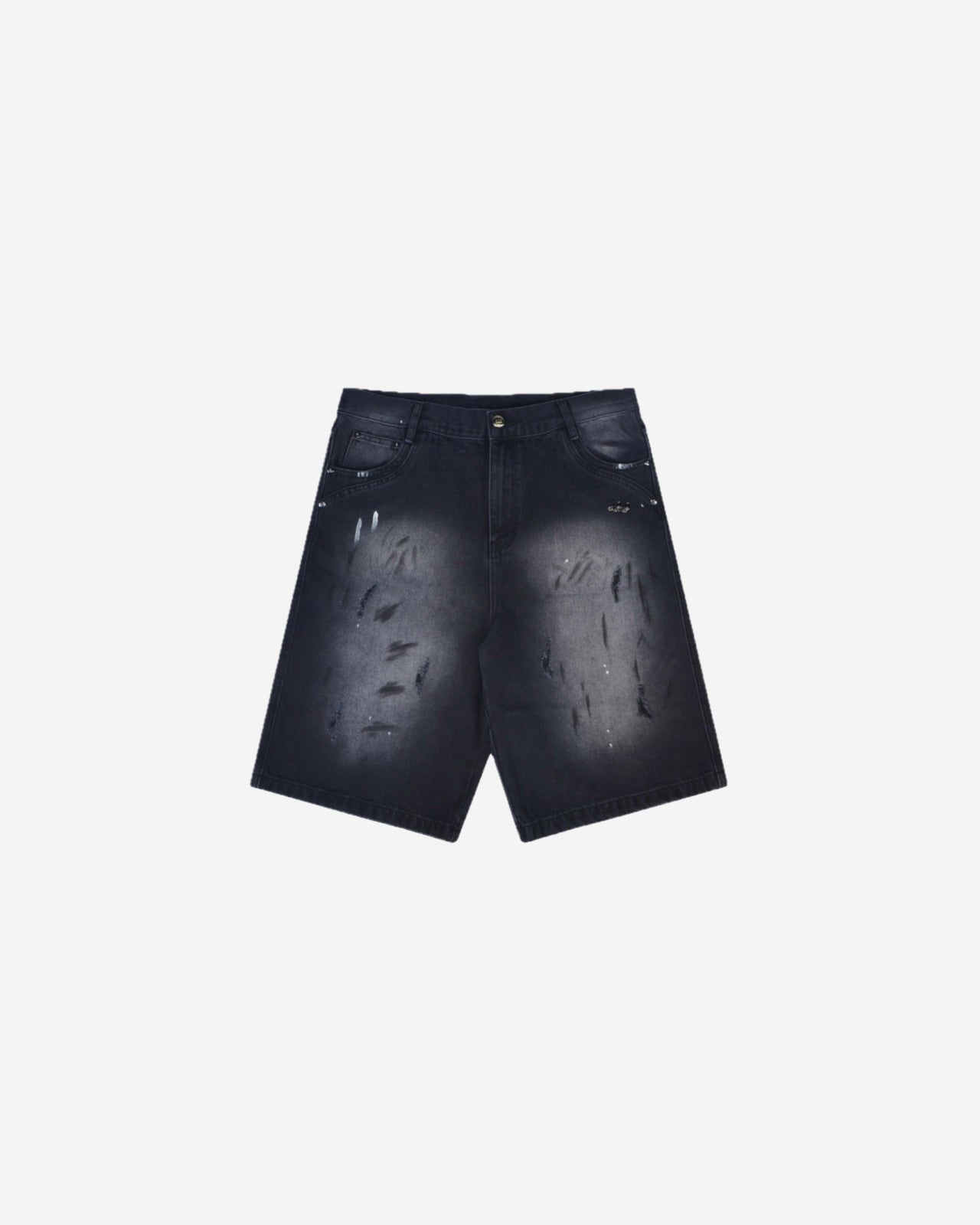 DIRT WASHED JORTS (BLACK)