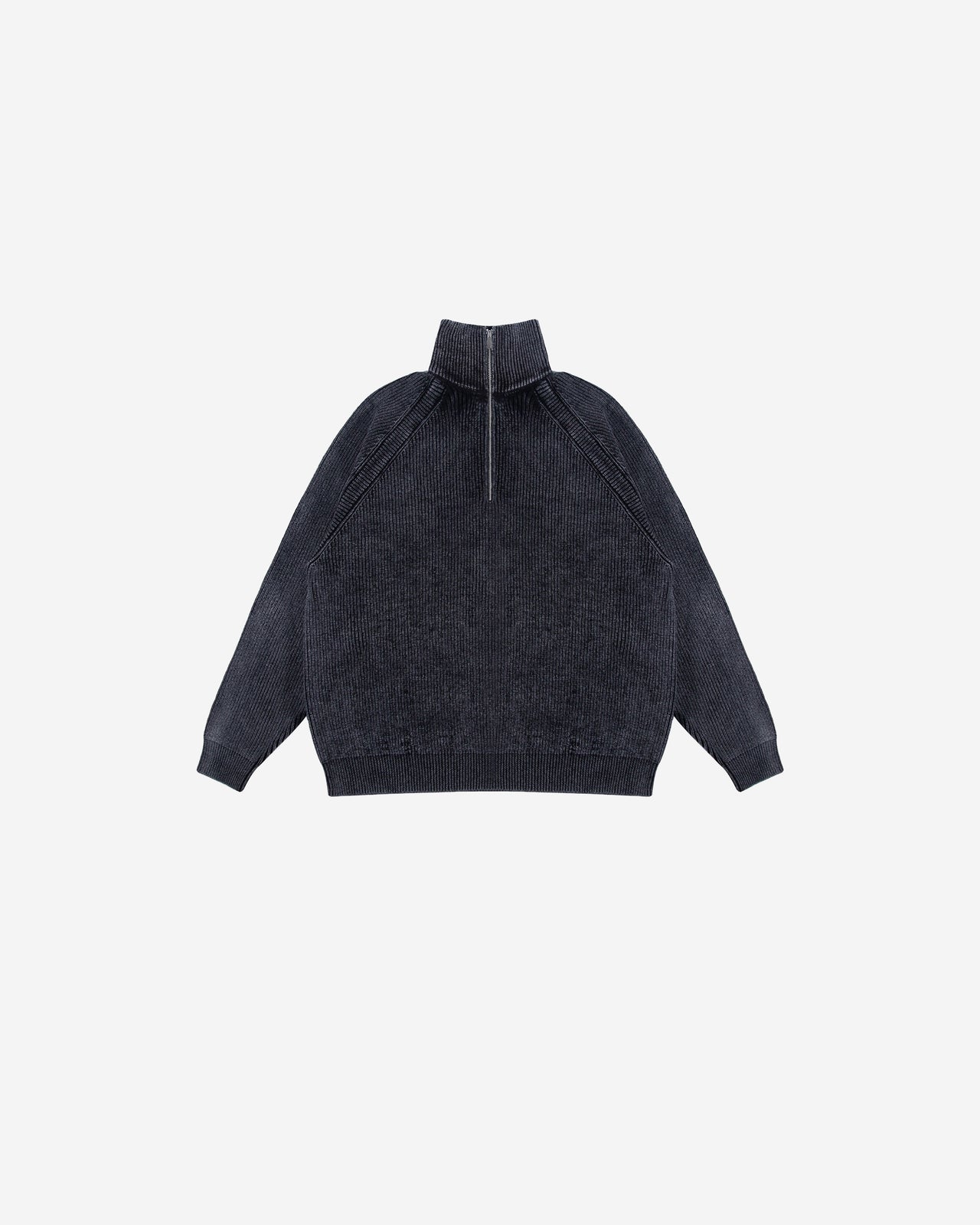 RIPPED HEAVY KNIT (BLACK)