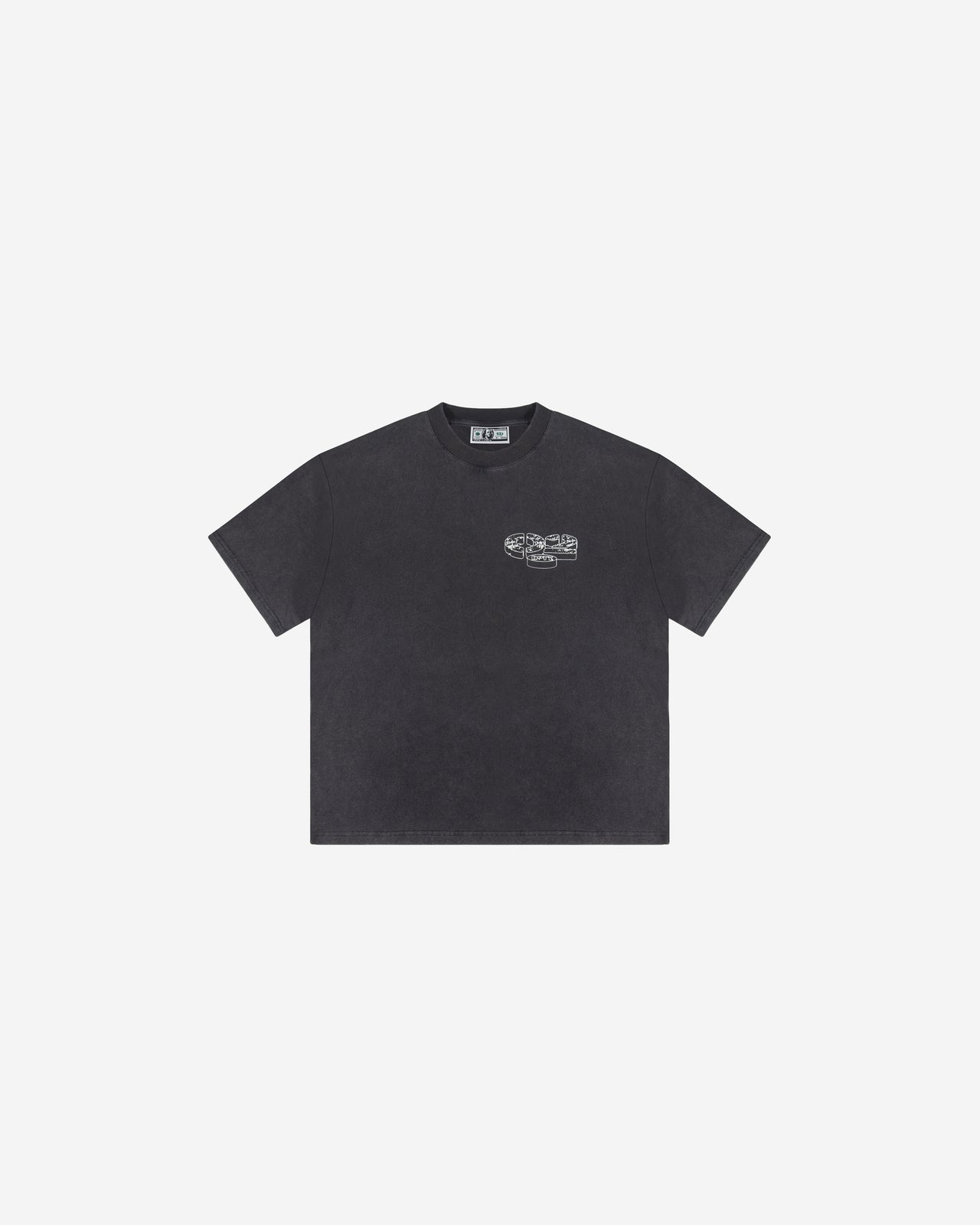 GRAPHITE TEE (WASHED BLACK)