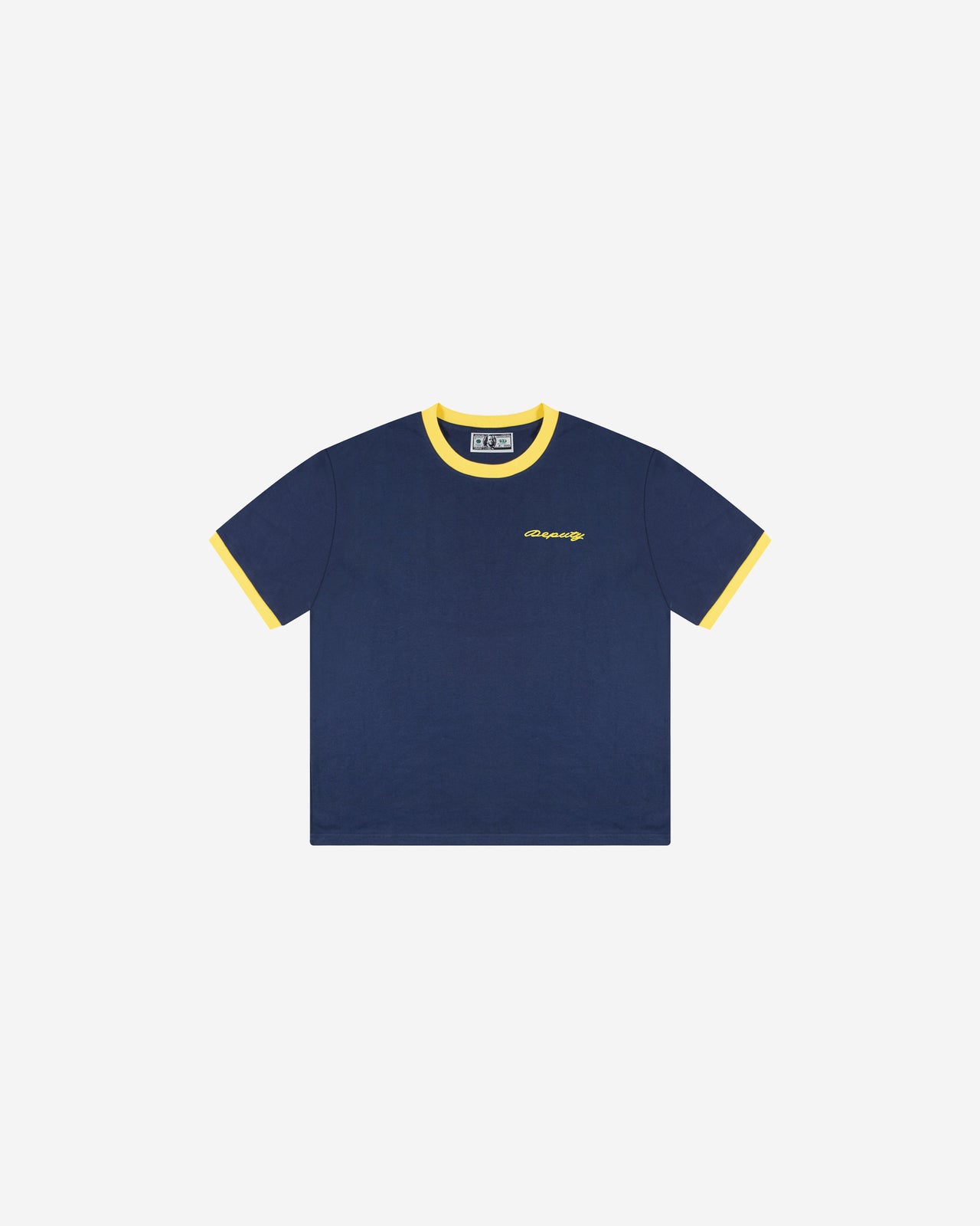 RINGER TEE (NAVY)