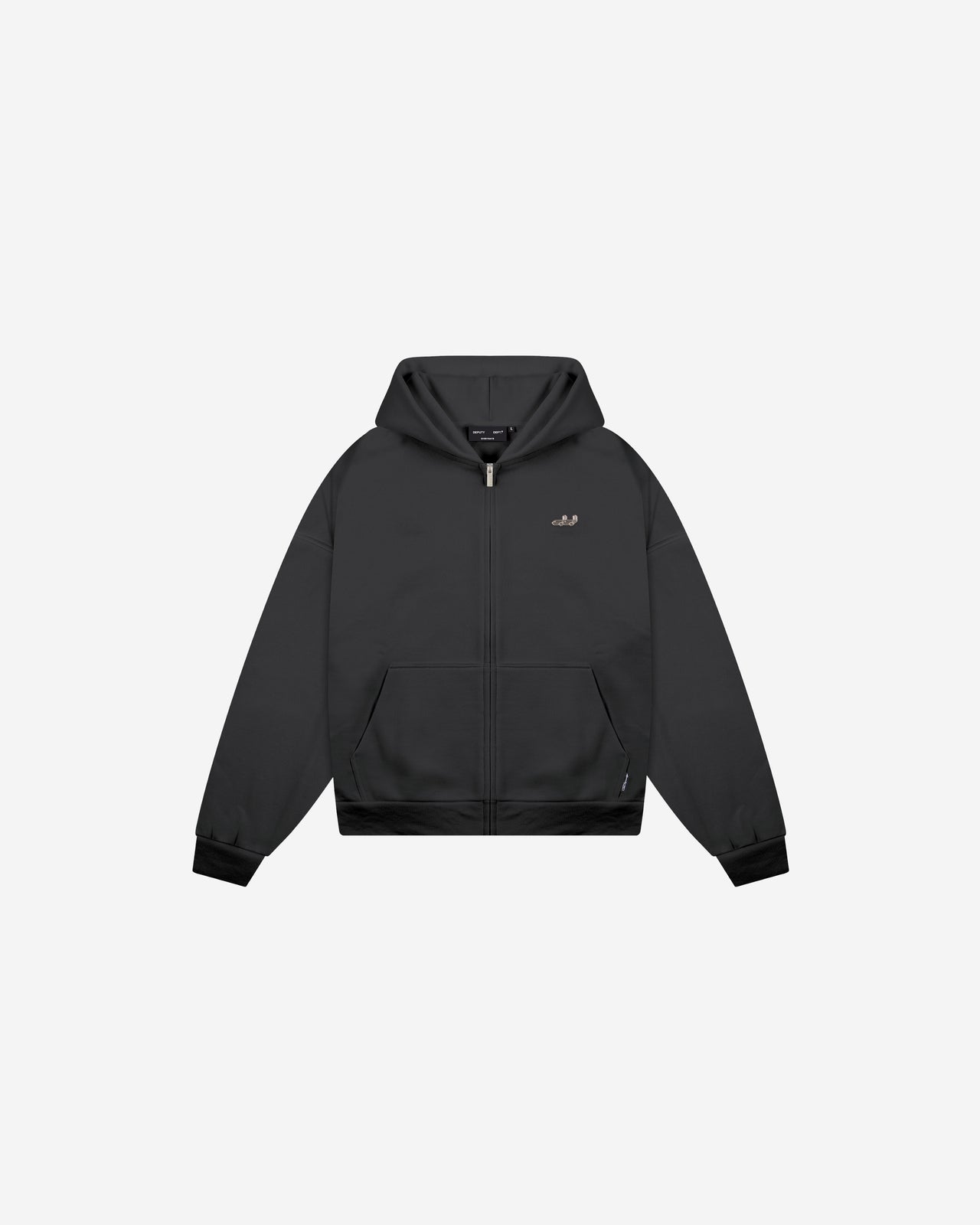 ZIP HOODIE (BLACK)