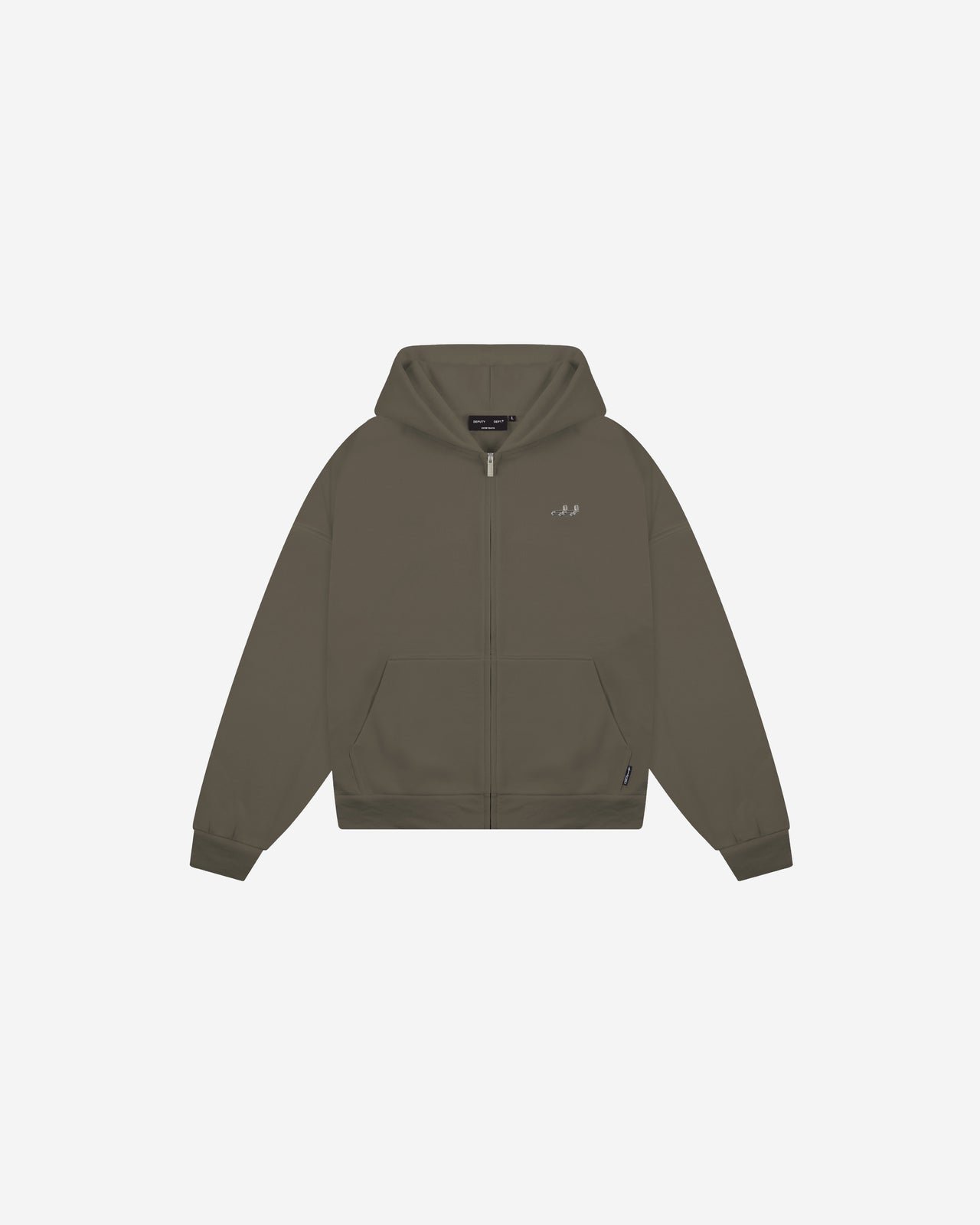 ZIP HOODIE (MOSS)