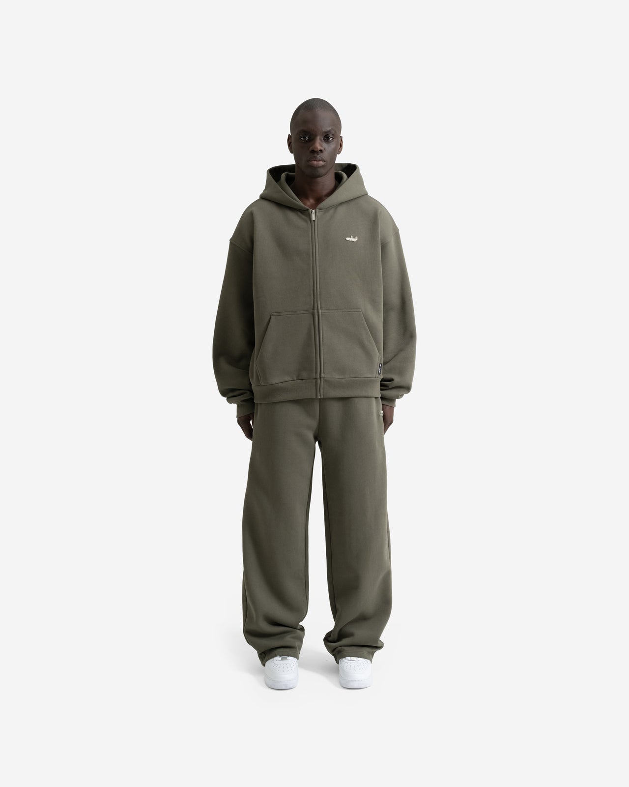 ZIP HOODIE (MOSS)