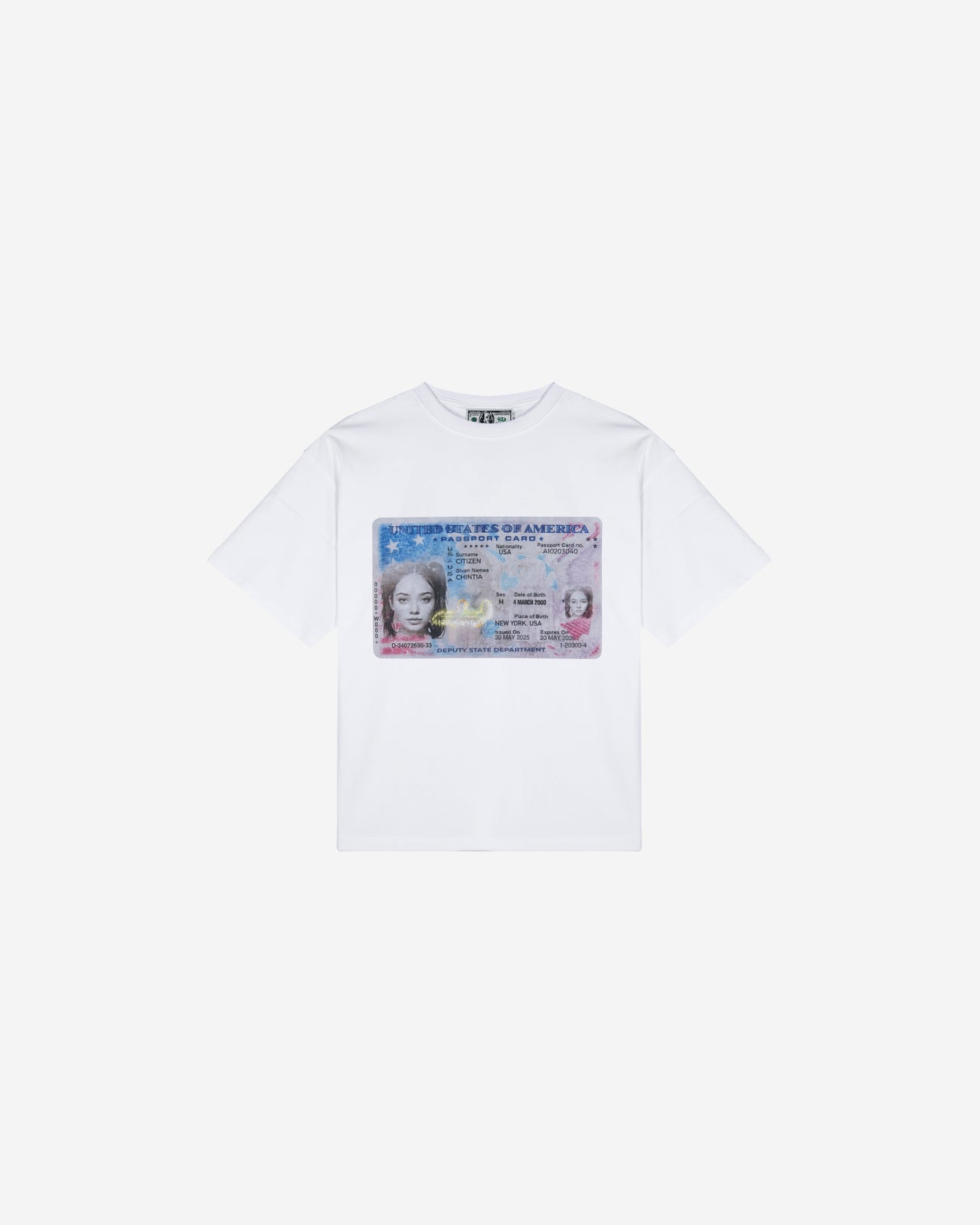 PASSPORT TEE  (WHITE)