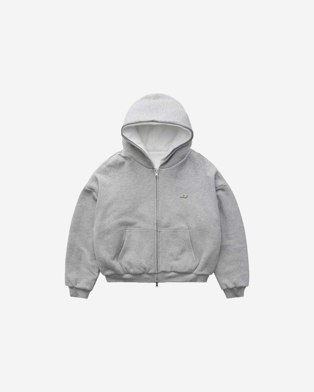 EVERYDAY 1000 GSM ZIP (LIGHT MELANGE/WHITE)