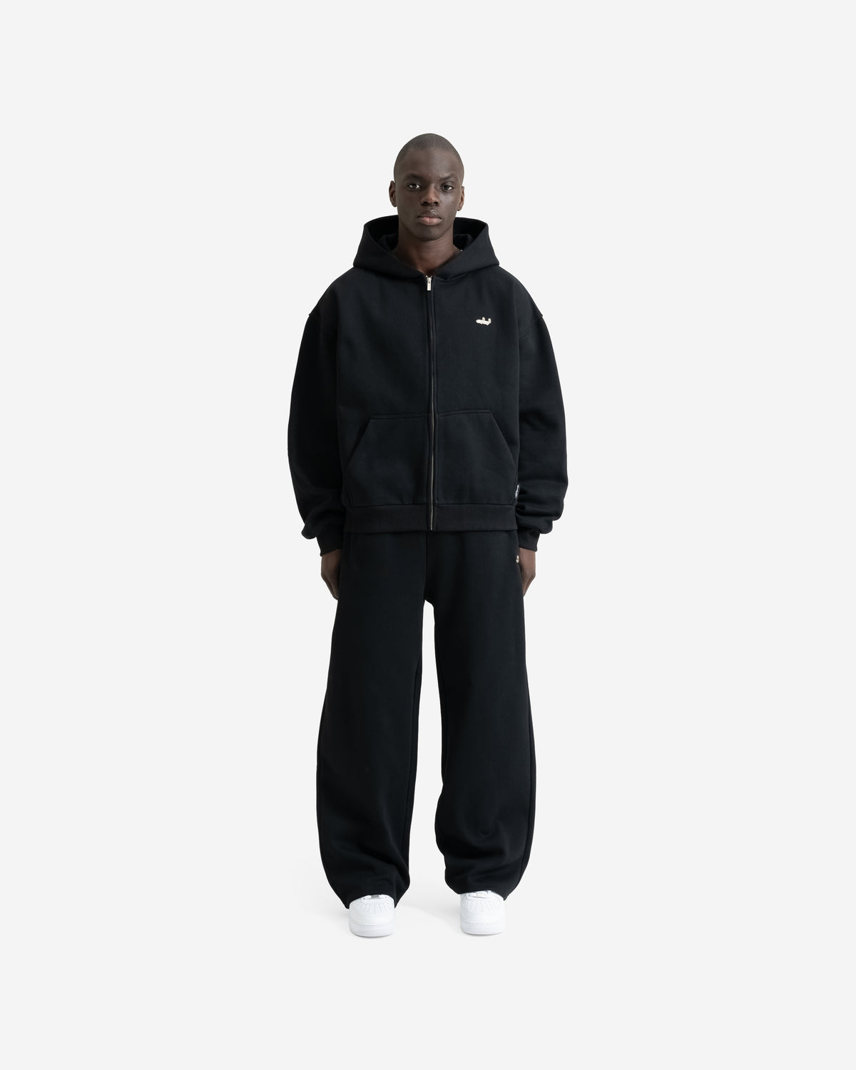 ZIP HOODIE (BLACK)