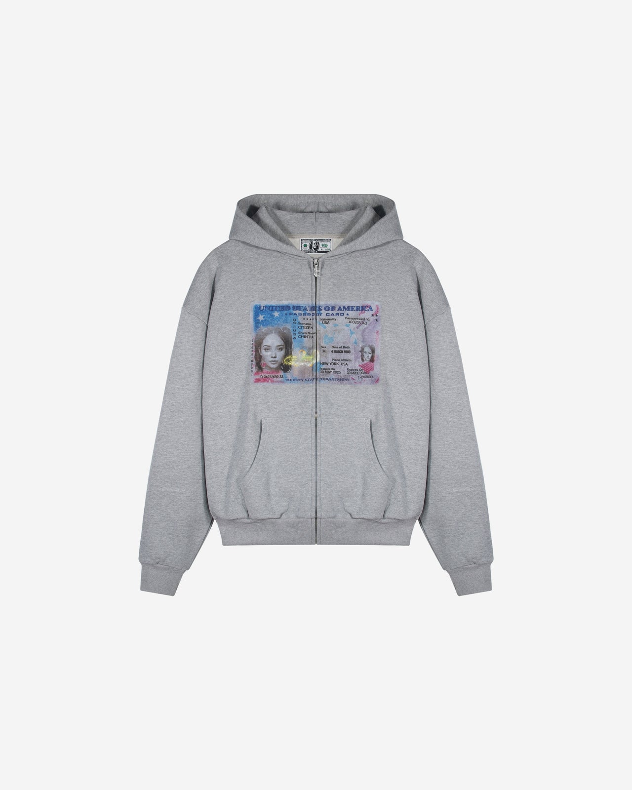 PASSPORT ZIPPER (GRAY)