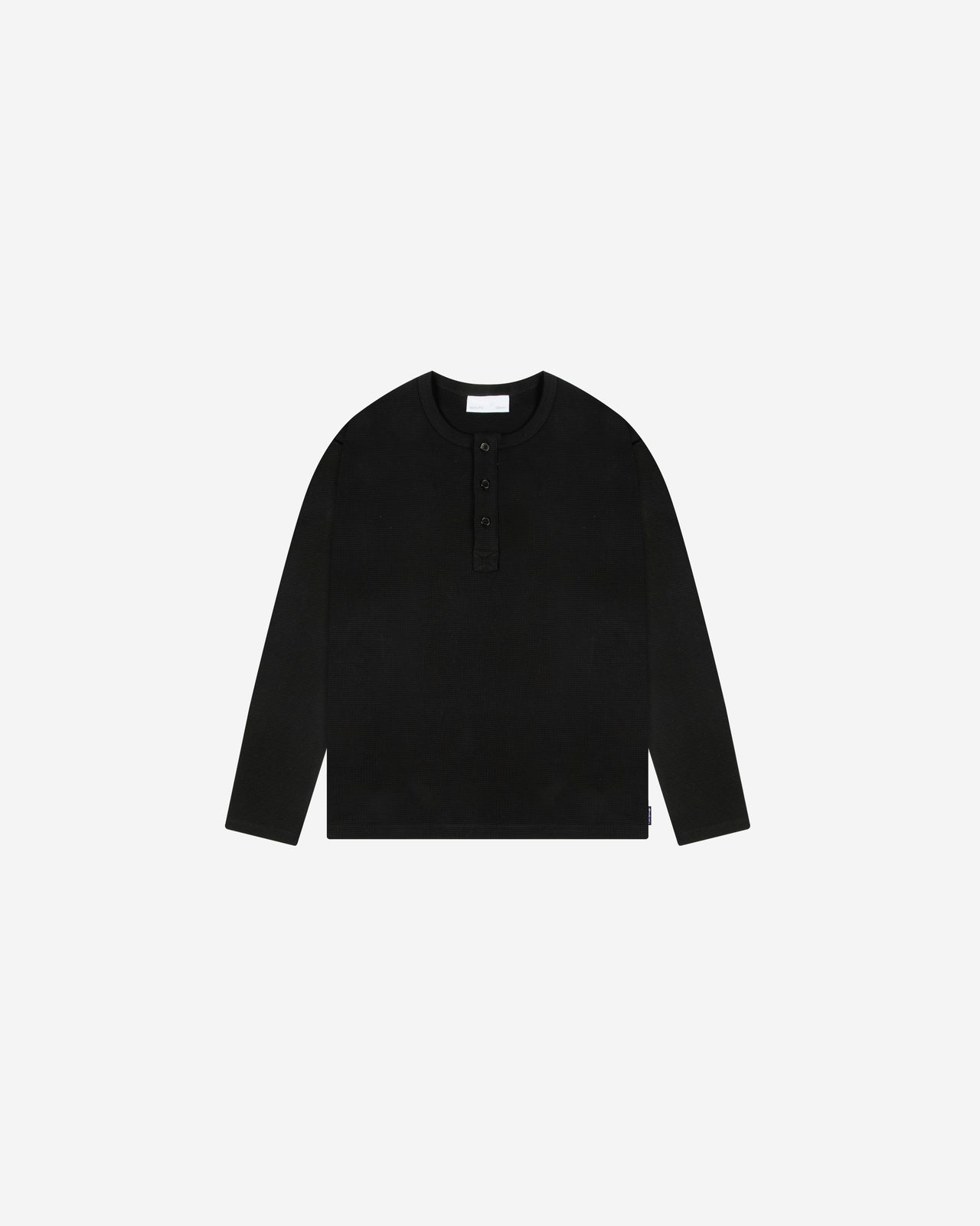 WAFFLE HENLEY (BLACK)