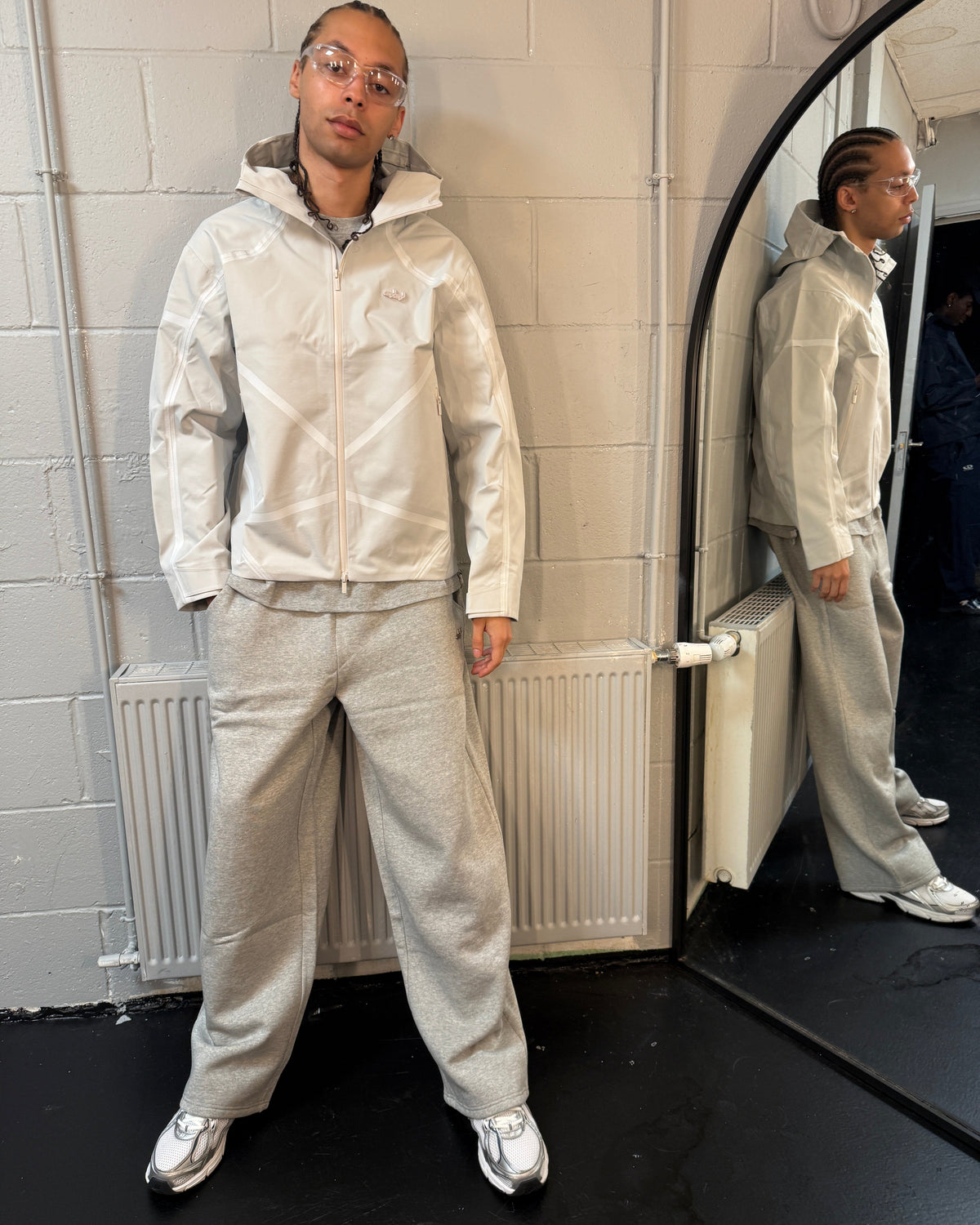 TECH JACKET (LIGHT GREY)