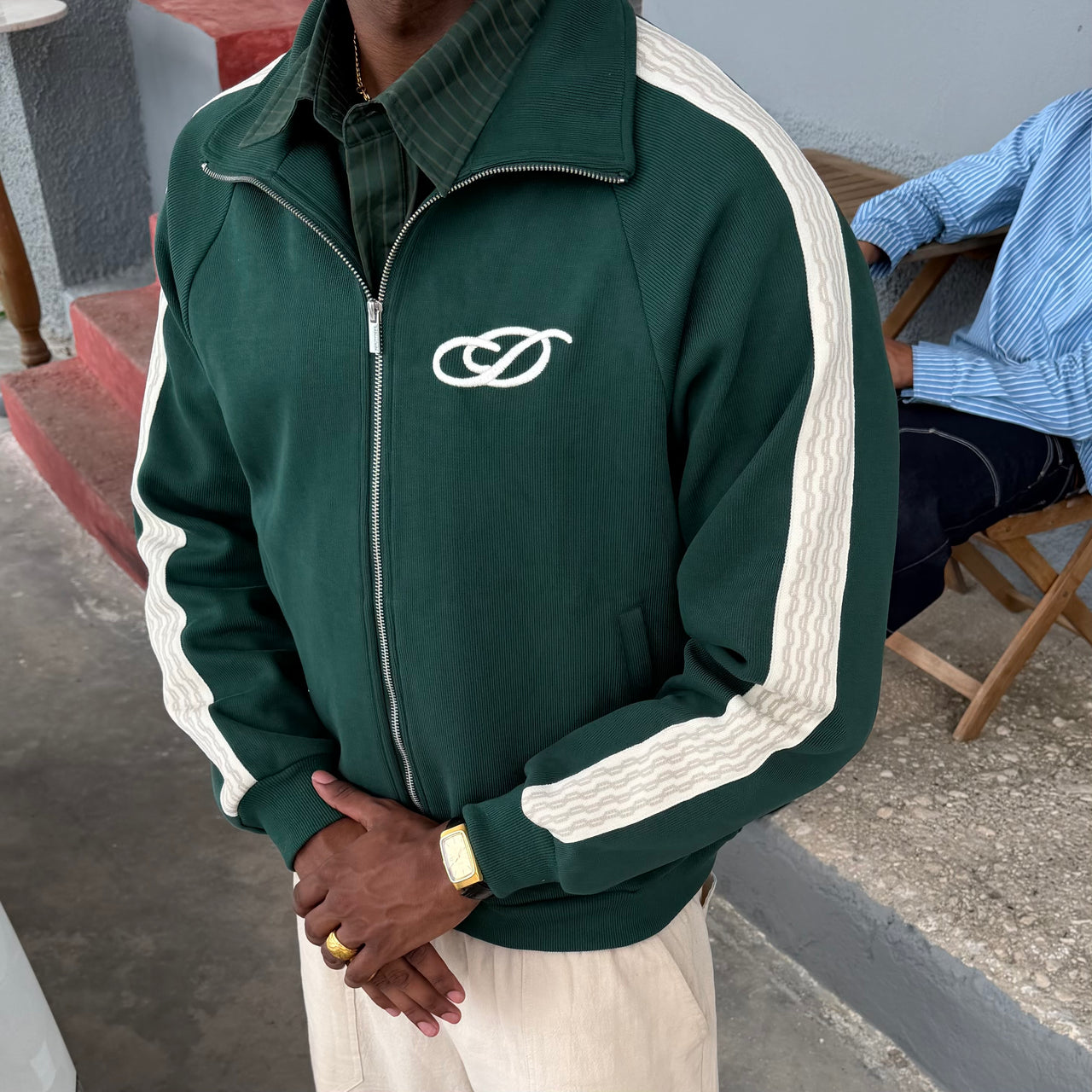 COURT TRACK JACKET (GREEN)