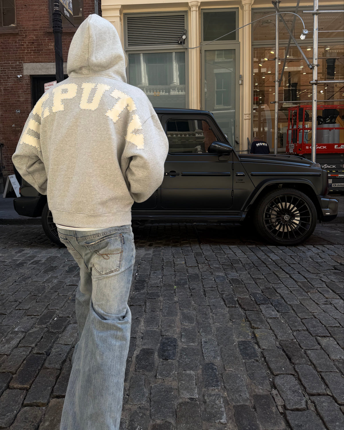 PEARLIZED ZIP (GREY)