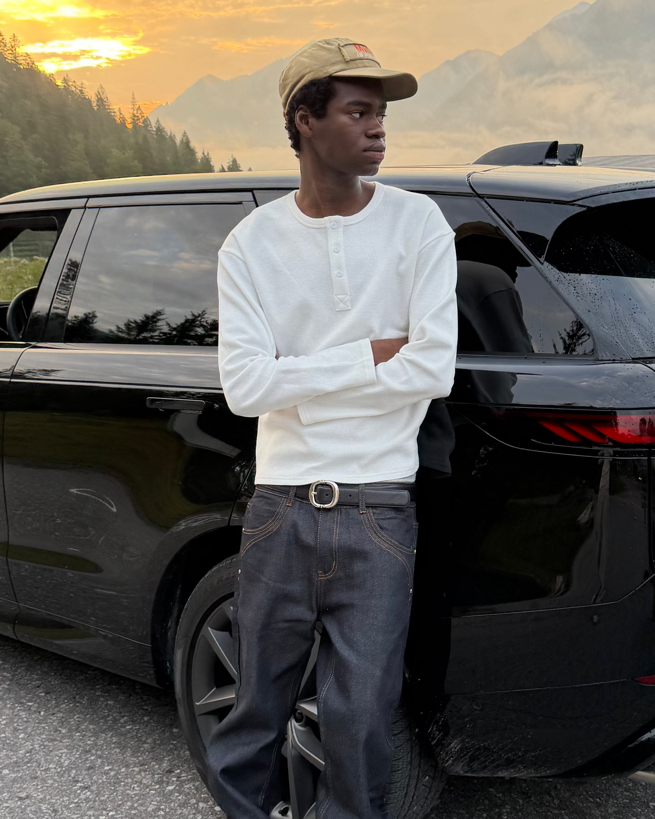 WAFFLE HENLEY (WHITE)