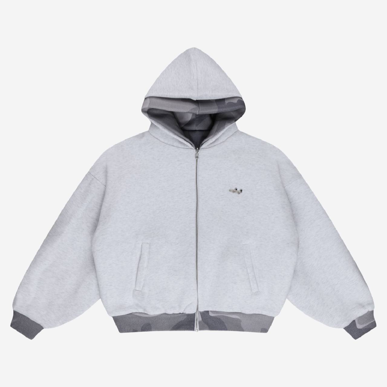 1000 FUCKING GSM ZIPPER (MONO CAMO / GRAY)