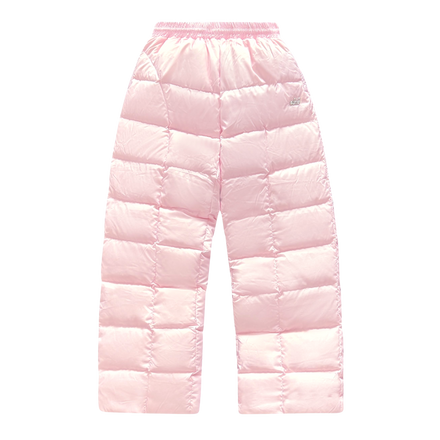 DOWN PUFFA PANTS (COTTON CANDY)