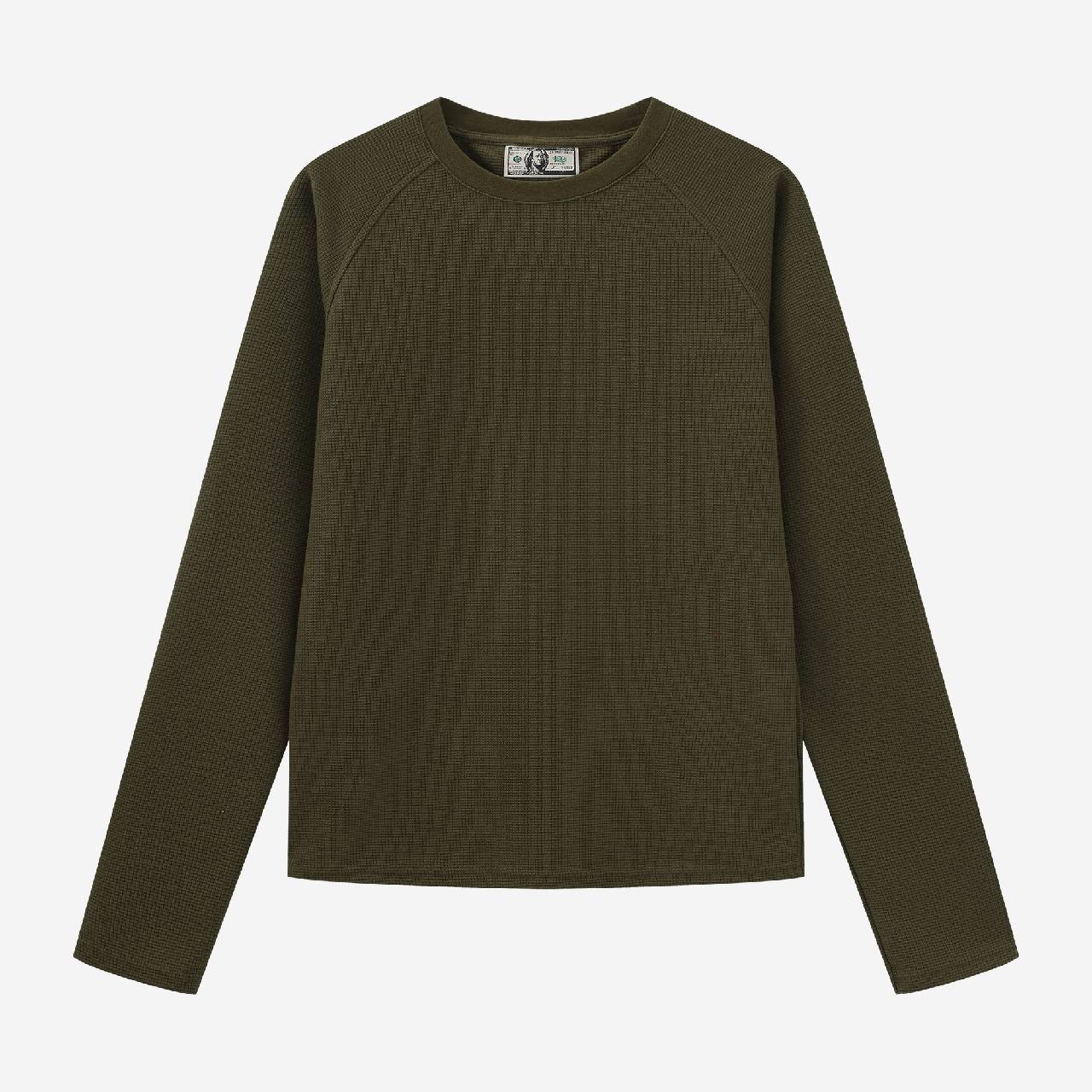 EVERYDAY WAFFLE LONGSLEEVE (MILITARY)