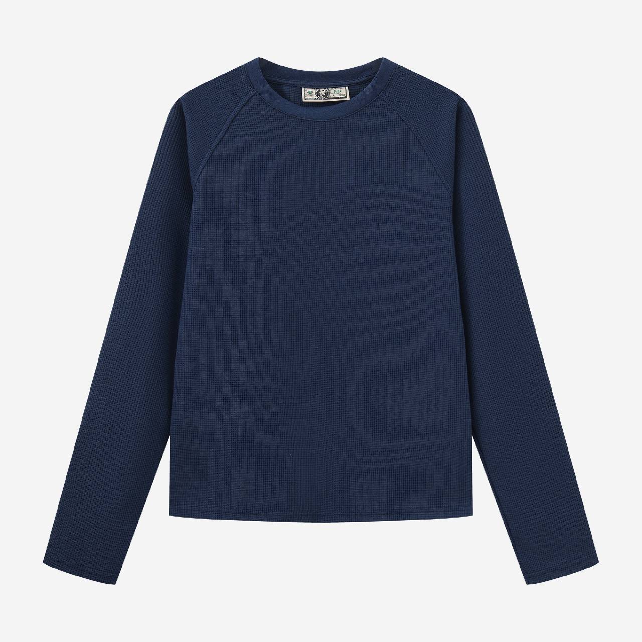 EVERYDAY WAFFLE LONGSLEEVE (NAVY)