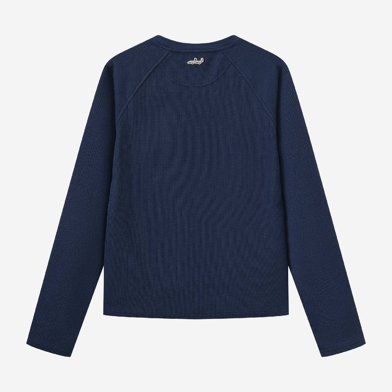 EVERYDAY WAFFLE LONGSLEEVE (NAVY)