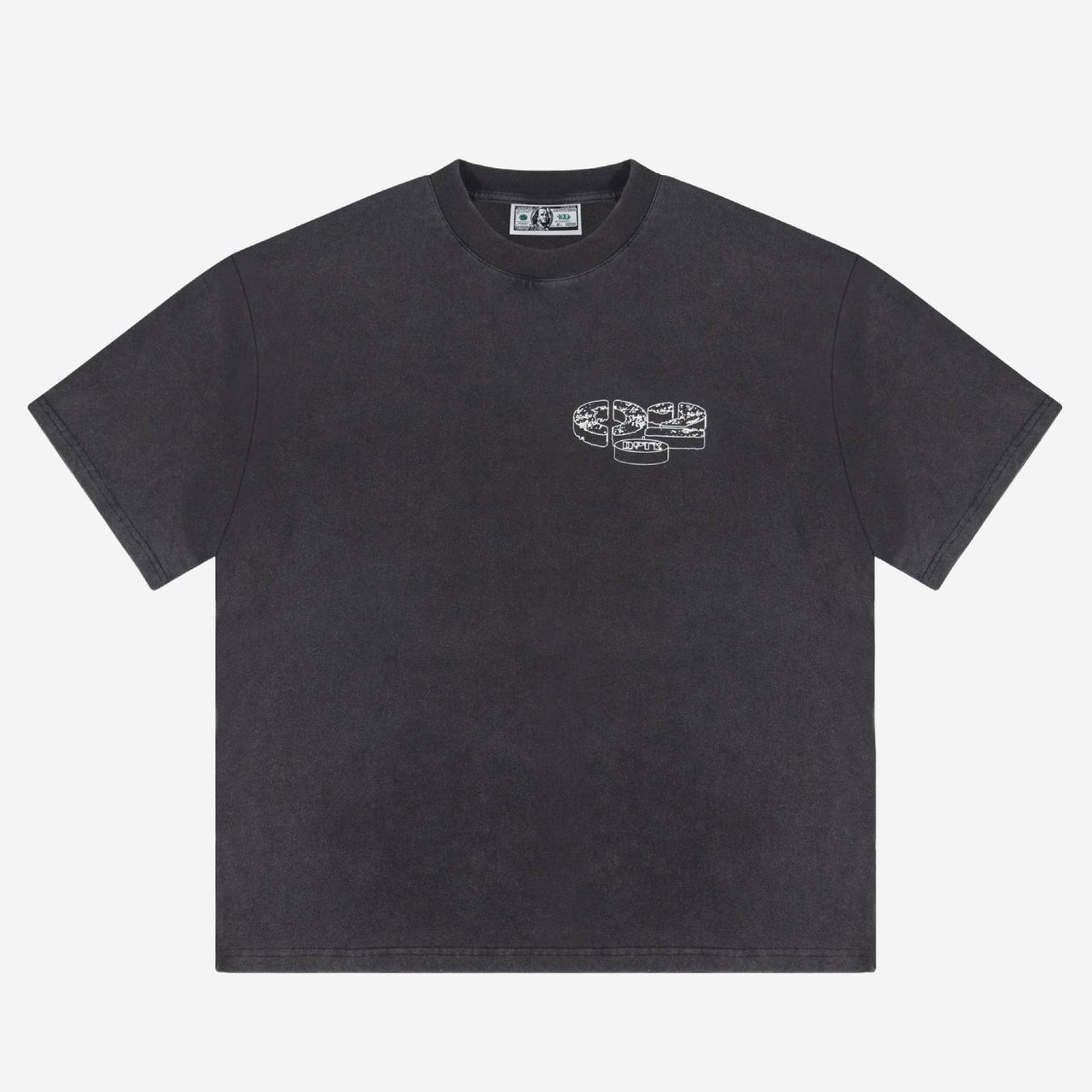 GRAPHITE TEE (WASHED BLACK)