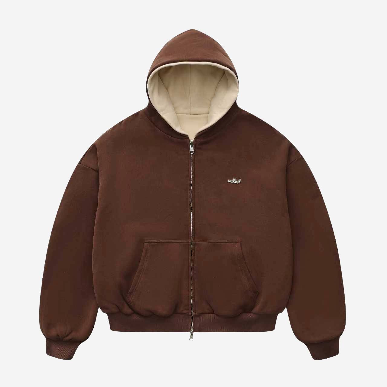 EVERYDAY 1000 GSM ZIP (BROWN/BEIGE)