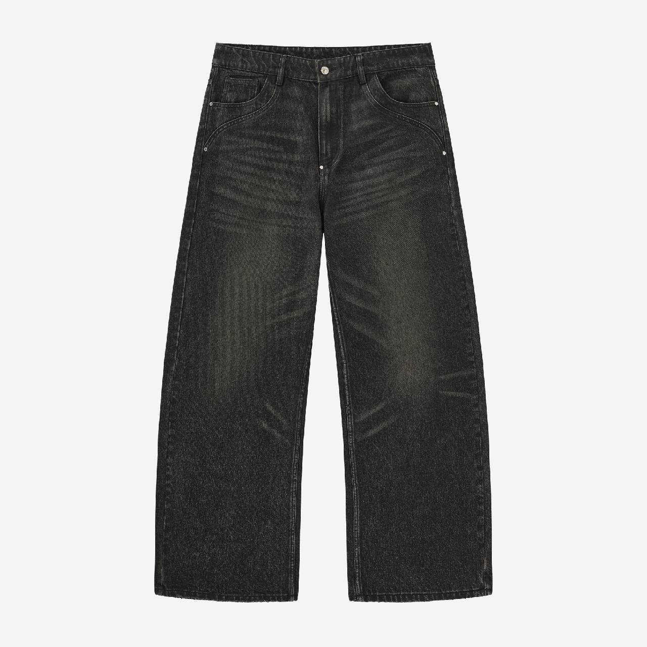 WAXED DENIM (BLACK)