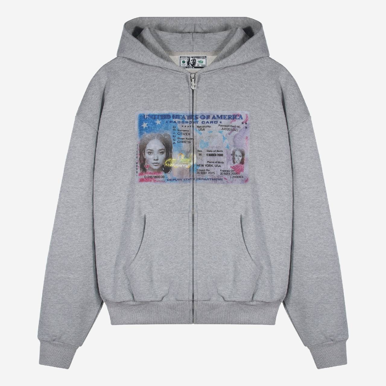 PASSPORT ZIPPER (GRAY)