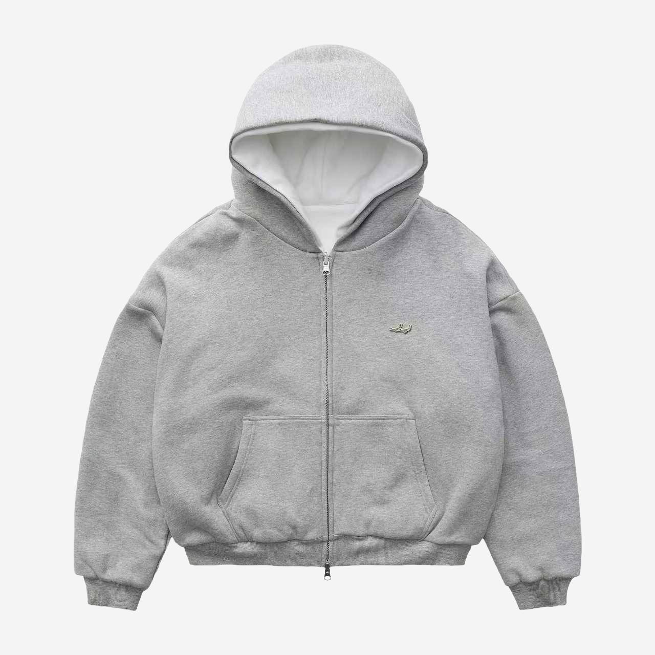 EVERYDAY 1000 GSM ZIP (LIGHT MELANGE/WHITE)