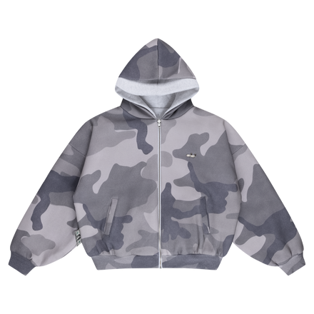 1000 FUCKING GSM ZIPPER (MONO CAMO / GRAY)