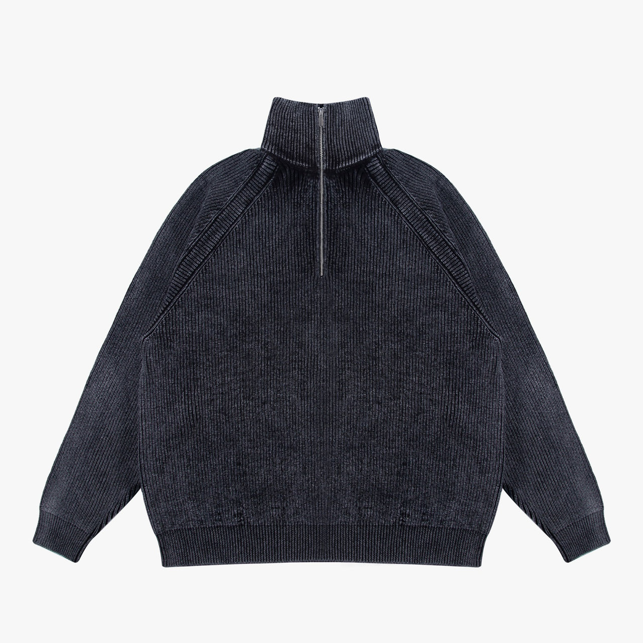 RIPPED HEAVY KNIT (BLACK)