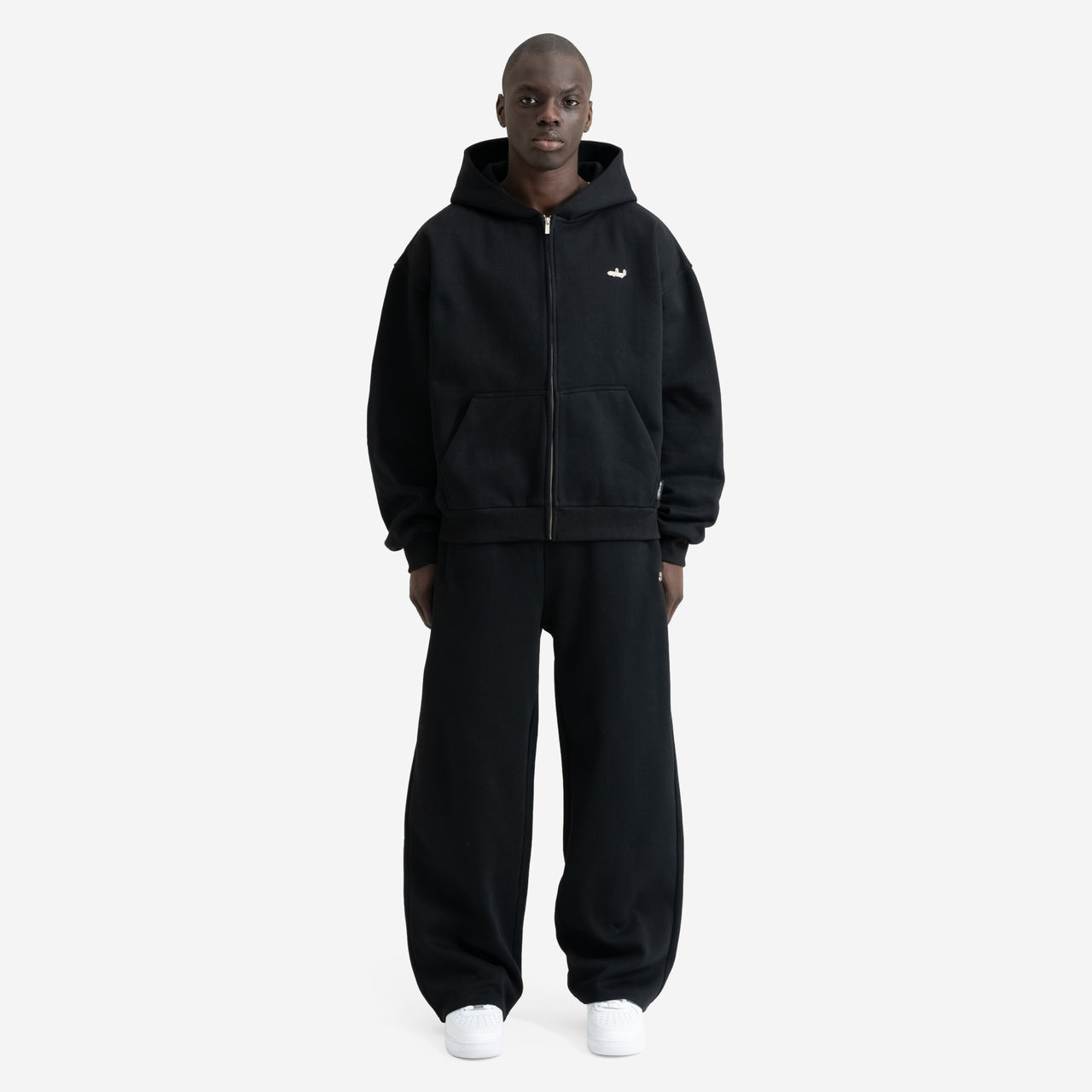 ZIP HOODIE (BLACK)