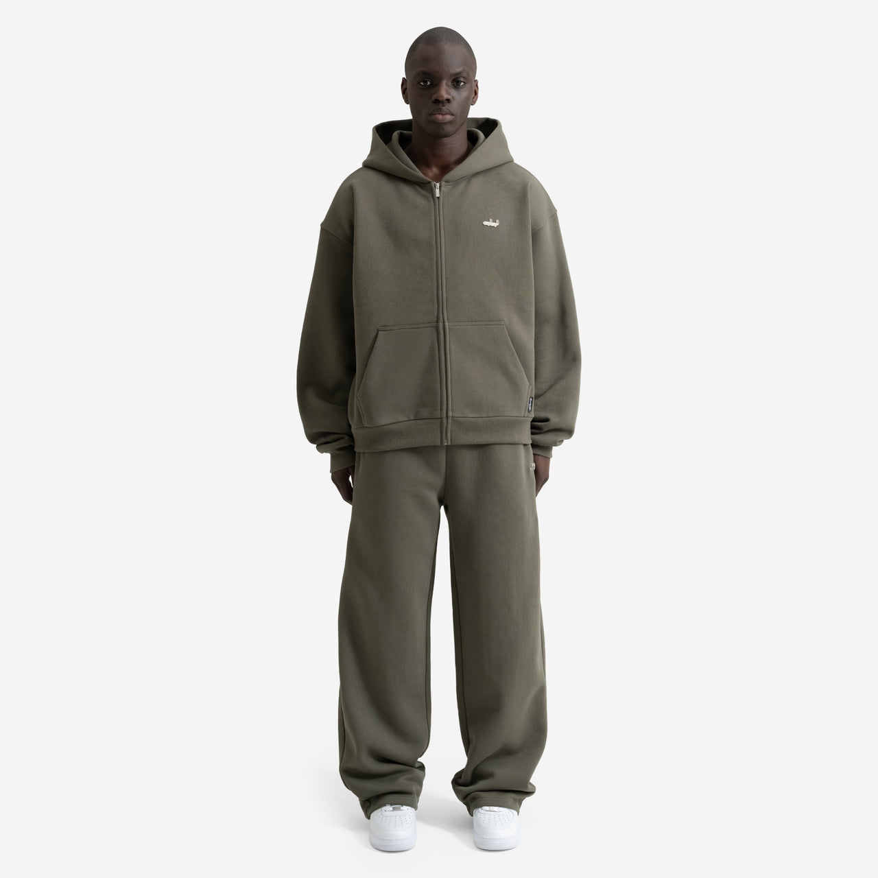 ZIP HOODIE (MOSS)