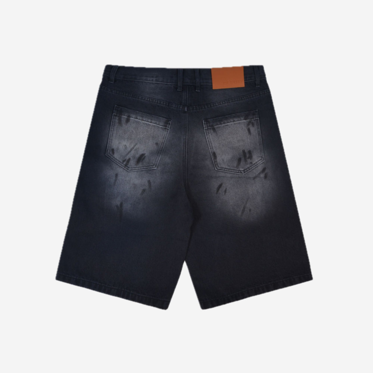 DIRT WASHED JORTS (BLACK)