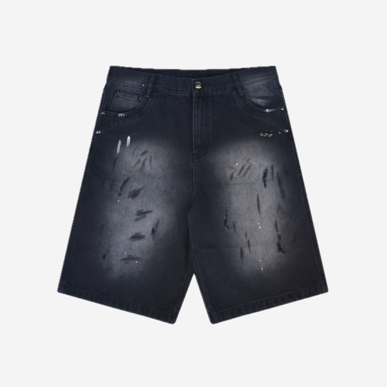 DIRT WASHED JORTS (BLACK)