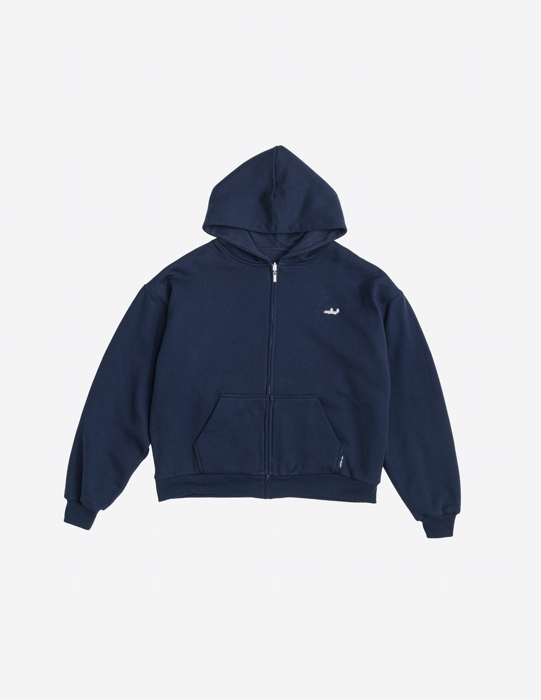 1000 GSM WAFFLE ZIP (ABYSS)